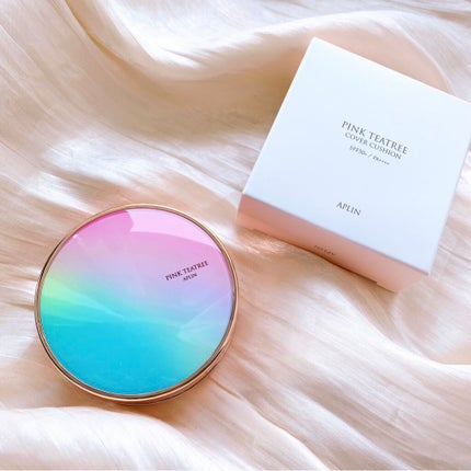 ピンクティーツリーカバークッション/APLIN/クッションファンデーションを使ったクチコミ(5枚目)