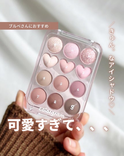 目元チュートリアルアイパレット/Colorgram/アイシャドウパレットを使ったクチコミ(1枚目)
