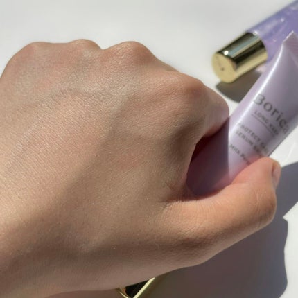 くずれ防止 美容液ケアベース ミルクパープル SPF30 PA++/Borica/化粧下地を使ったクチコミ(3枚目)
