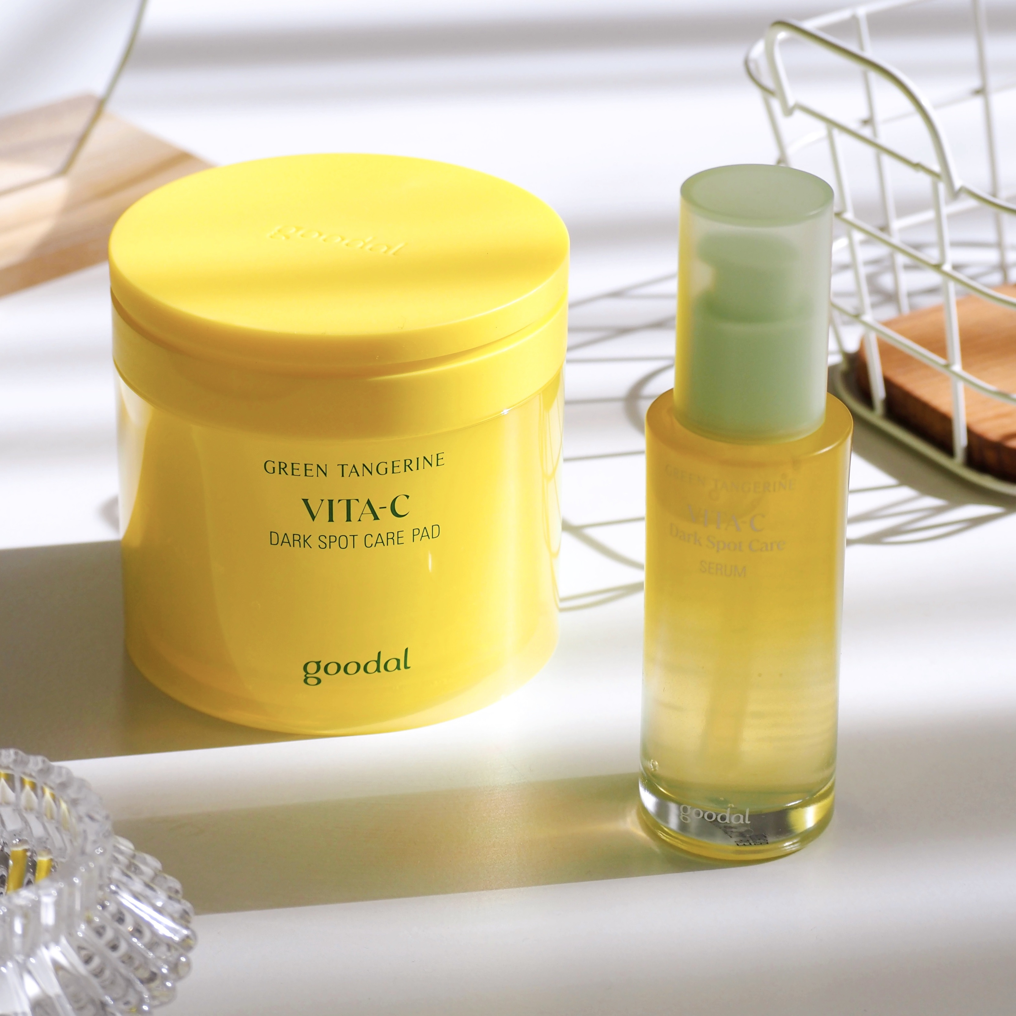 グリーンタンジェリン ビタC ダークスポットケアセラム/goodal/美容液を使ったクチコミ（1枚目）