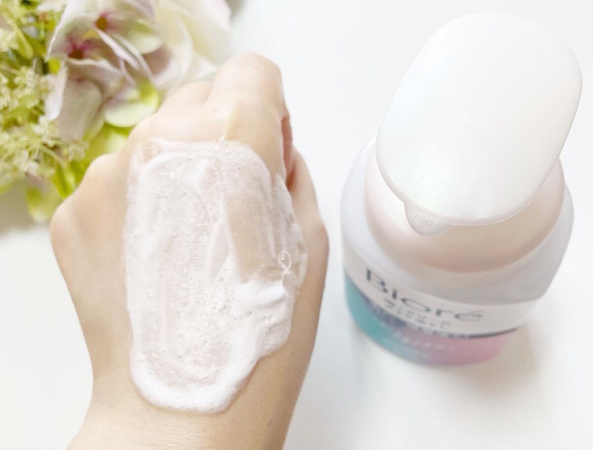 泡クリームメイク落とし/ビオレ/クレンジングクリームを使ったクチコミ（3枚目）