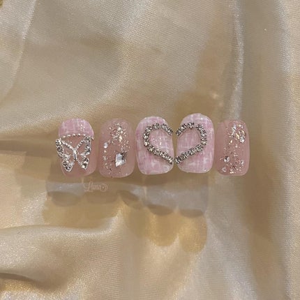 #ジェルネイル,#ワンカラーネイル,#ニュアンスネイル,#うるうるネイル,#ちゅるんネイル,#シンプルネイル,#パーツネイル,#透け感ネイル,#クリアネイル,#ぷっくりネイル,#ちぐはぐネイル,#韓国ネイル,#きらきらネイル,#うるつやネイル,#フレンチガーリーネイル,#ピンクネイル,#ツイードネイルのネイルデザイン