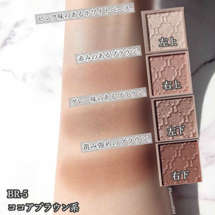 グロッシーリッチ アイズ N/Visée/アイシャドウパレットを使ったクチコミ(3枚目)