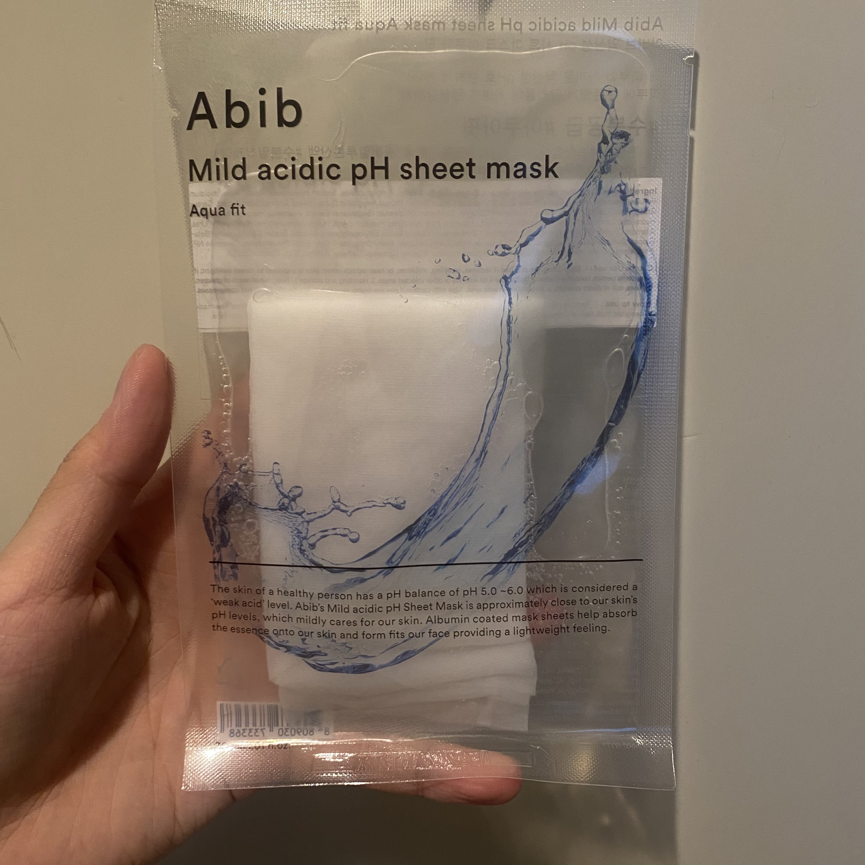 弱酸性pHシートマスク アクアフィット/Abib /シートマスク・パックを使ったクチコミ（1枚目）
