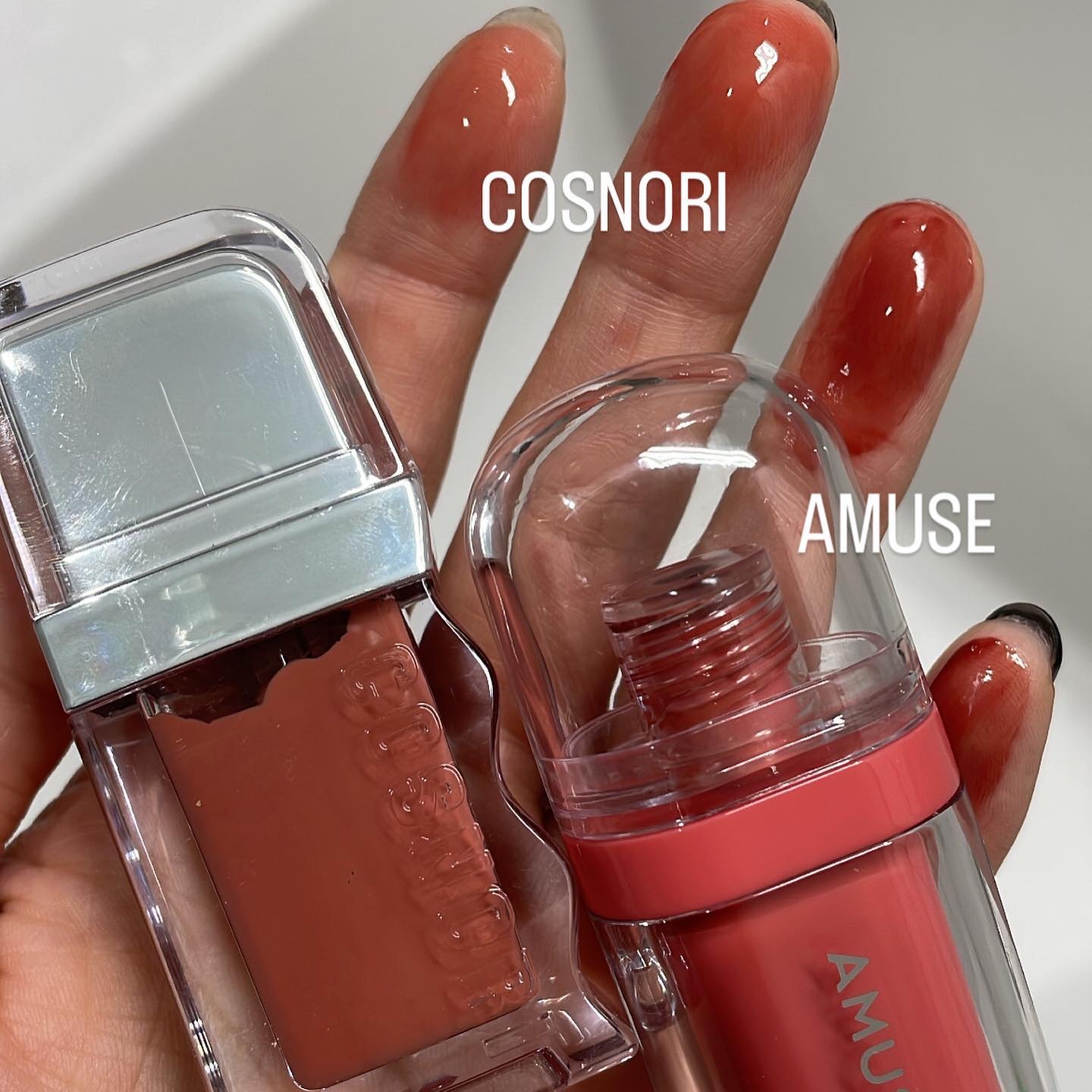 ジェルフィットティント/AMUSE/リップティントを使ったクチコミ（1枚目）