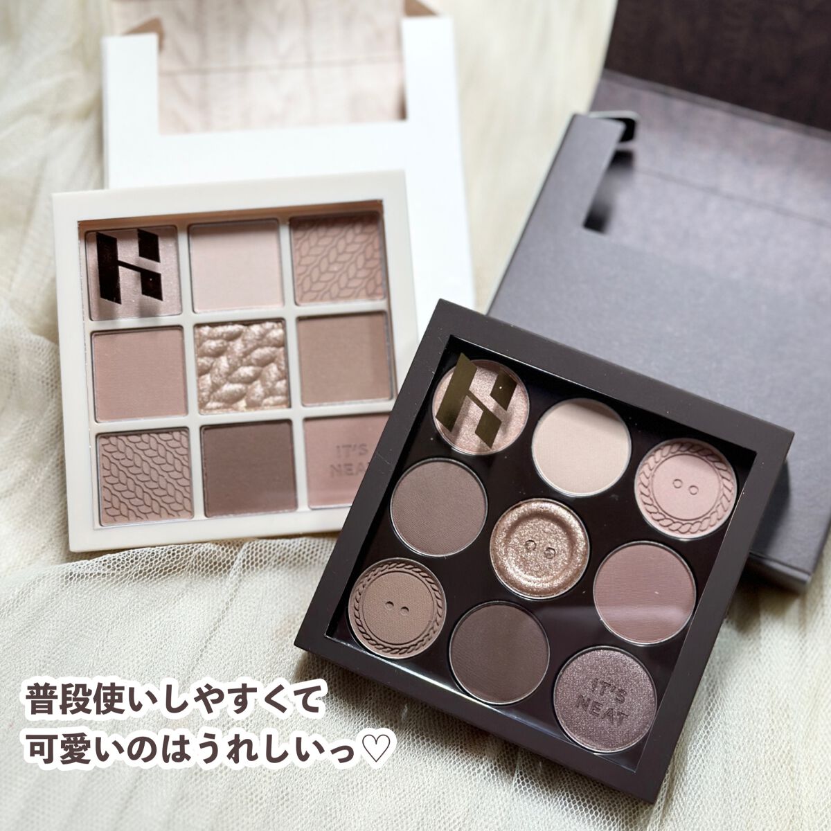 マイフェイブムードアイパレット 9カラー/HOLIKA HOLIKA/アイシャドウパレットを使ったクチコミ(8枚目)