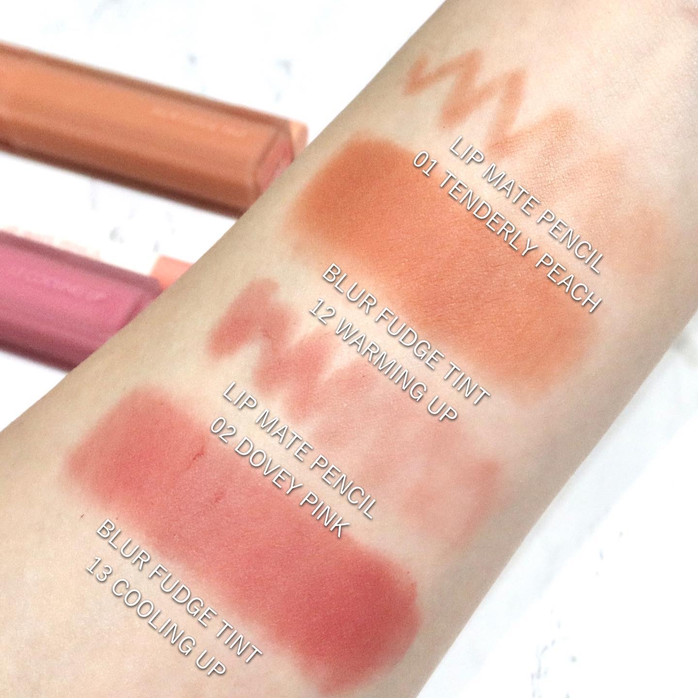 rom&nd ブラーファッジティント/rom&nd/リップティントを使ったクチコミ（3枚目）