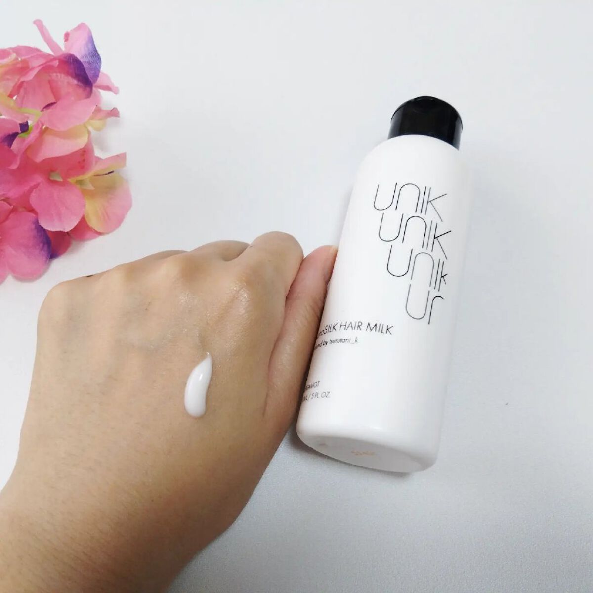 ナノシルクヘアミルク/UNIK/ヘアミルクを使ったクチコミ（2枚目）