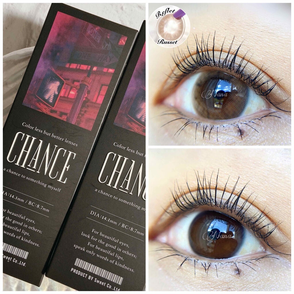 チャンス ワンデー/CHANCE/ワンデー(1DAY)カラコンを使ったクチコミ(4枚目)