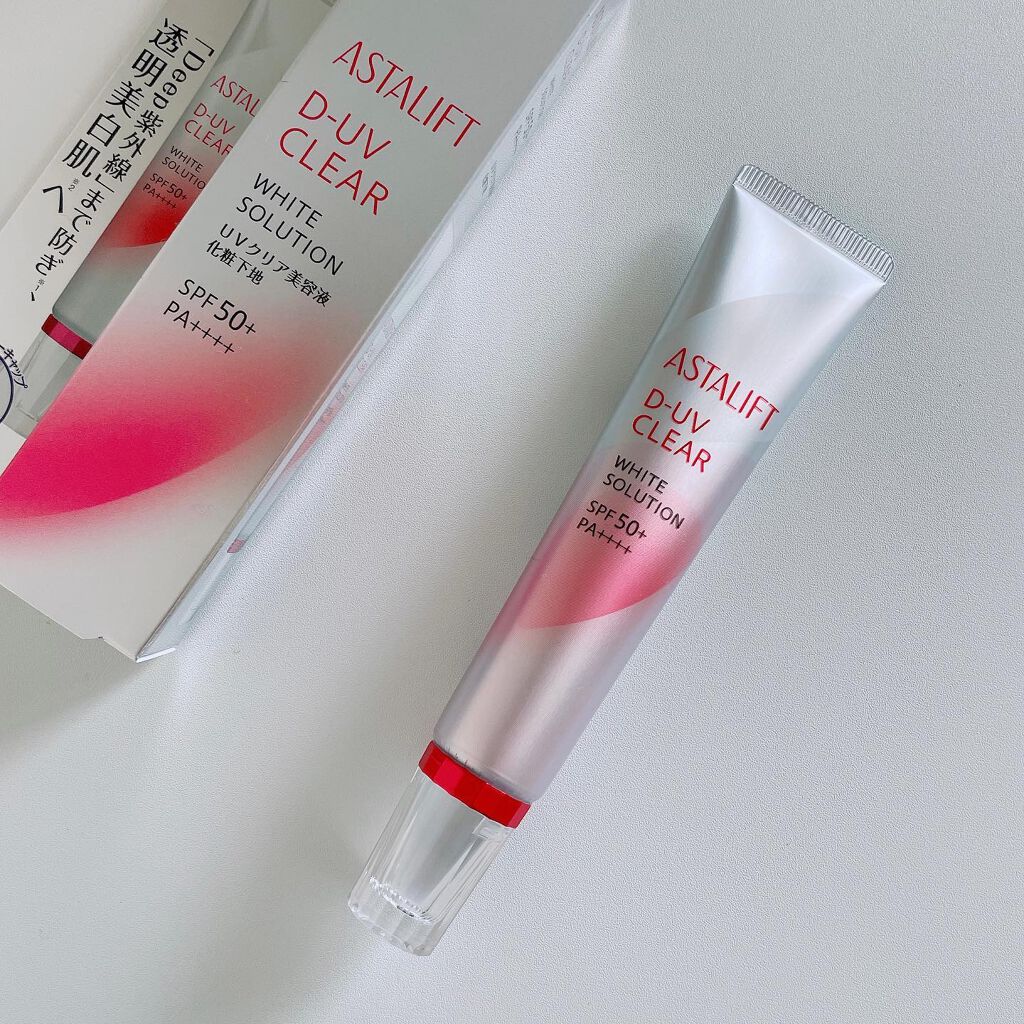 D-UVクリア ホワイトソリューション/アスタリフト/日焼け止めクリームを使ったクチコミ（1枚目）
