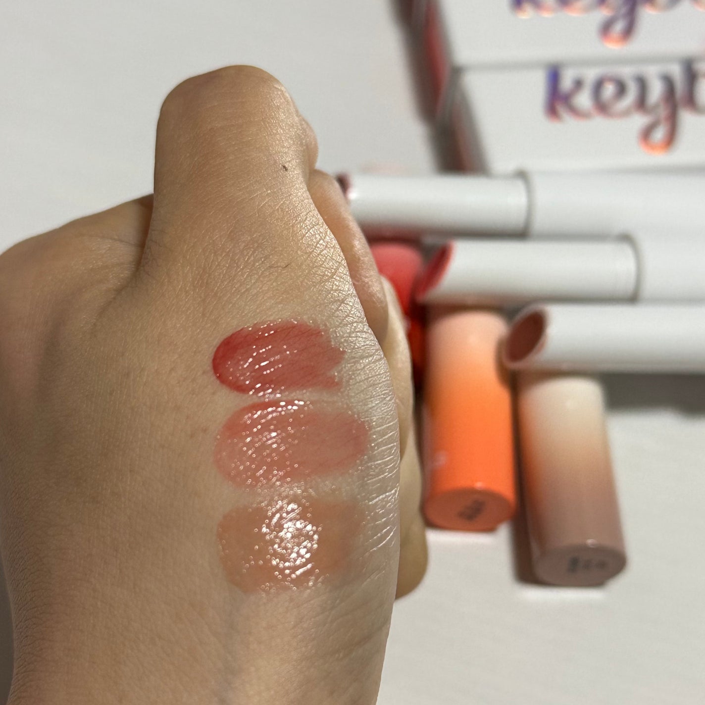MELTING CHANGE PLUMPING BALM/keybo/口紅を使ったクチコミ(4枚目)