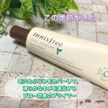 ノーセバム ブラープライマー/innisfree/化粧下地を使ったクチコミ（1枚目）