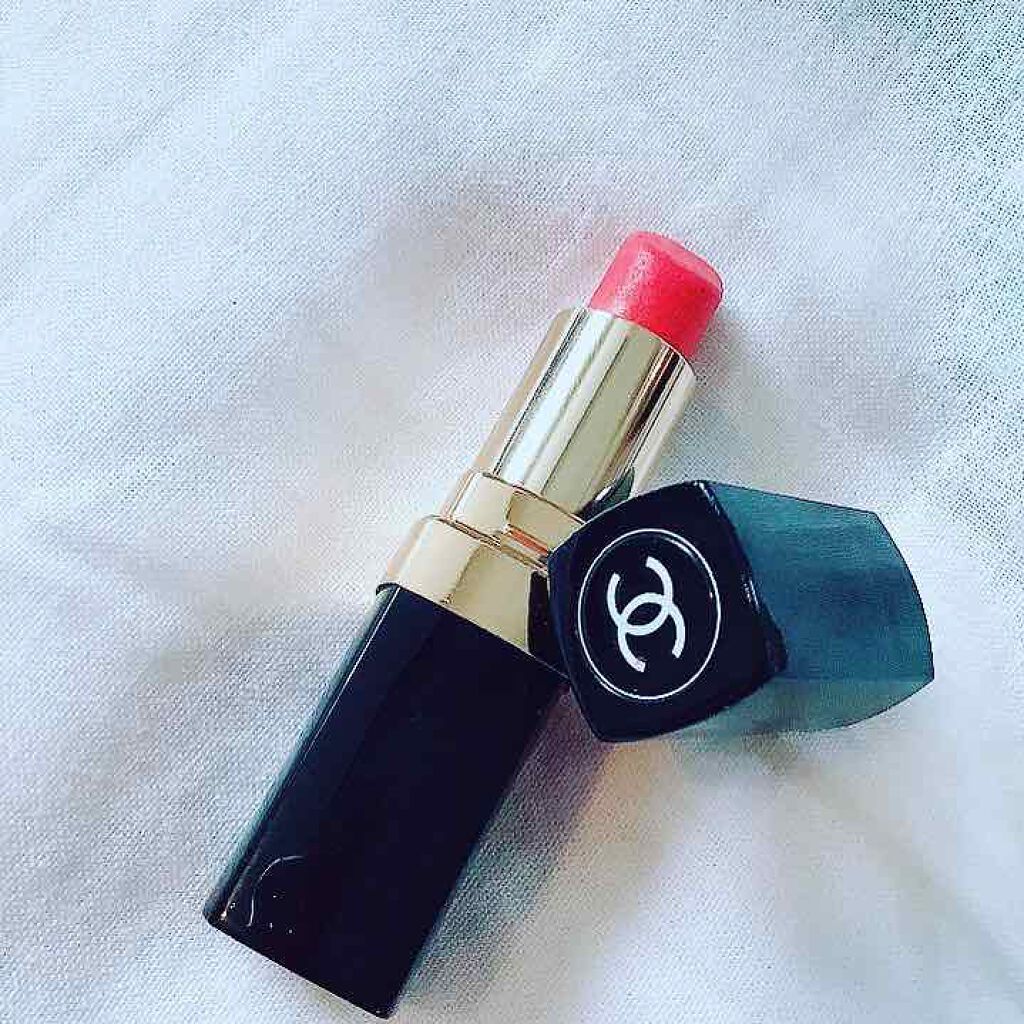 かな on LIPS 「CHANELPINKCORAL発色可愛いし、色持ちもいい!少し..」(1枚目)