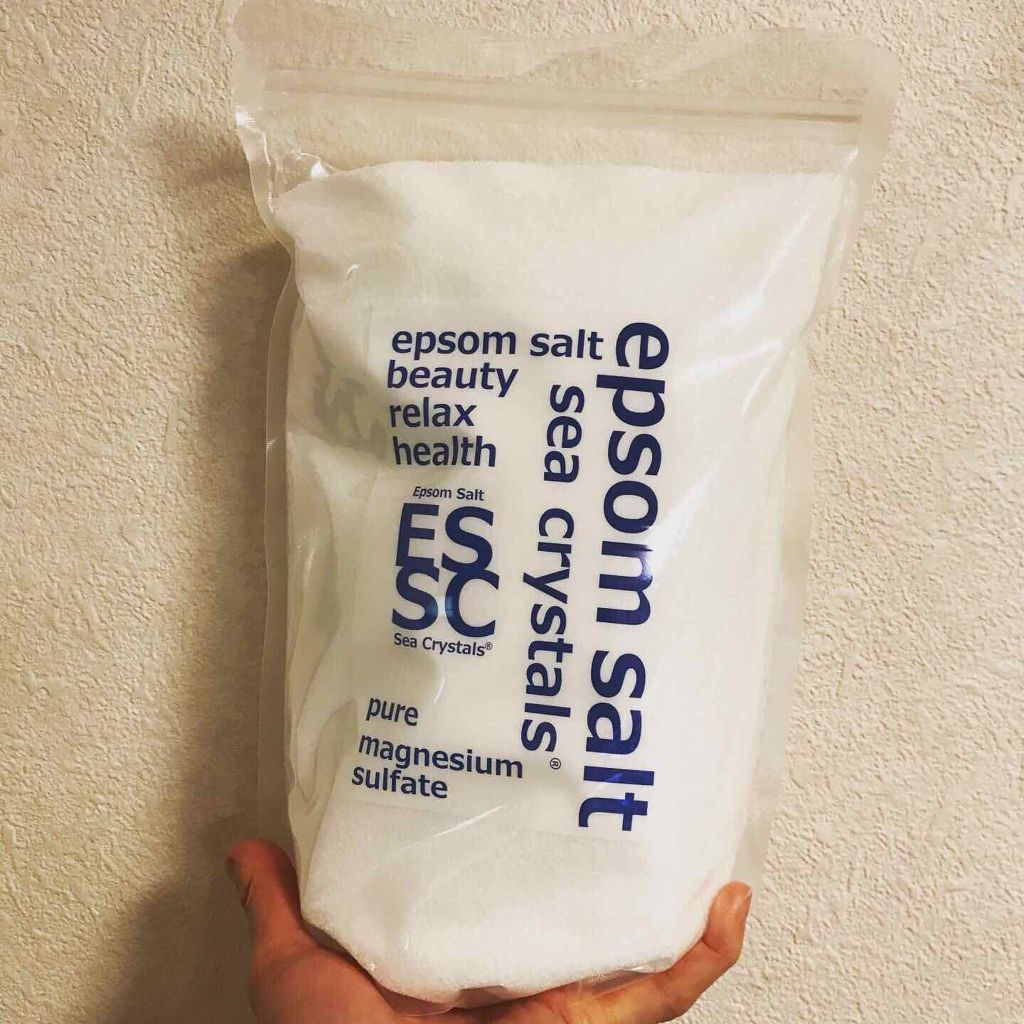 シークリスタルス エプソムソルト オリジナル/sea crystals/無機塩系入浴剤を使ったクチコミ(1枚目)