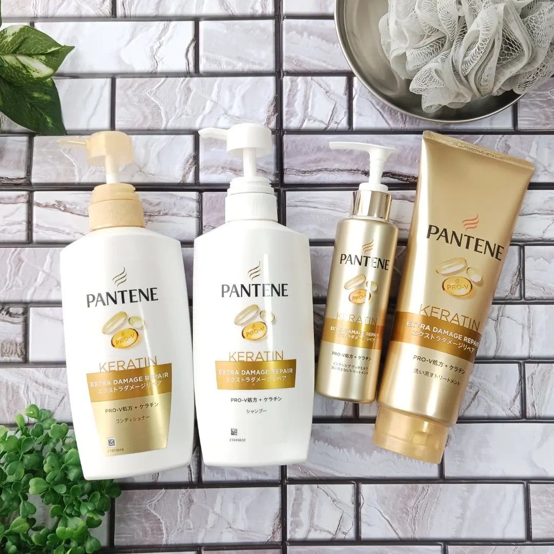 エクストラダメージリペア シャンプー/コンディショナー シャンプー400ml/パンテーン/市販シャンプーを使ったクチコミ（1枚目）