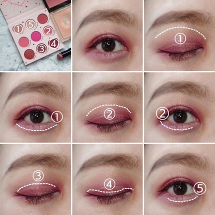 Secret Admirer/ColourPop/アイシャドウパレットを使ったクチコミ(4枚目)