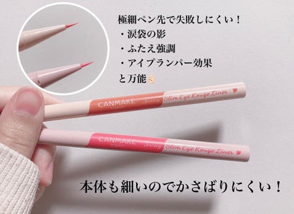 3wayスリムアイルージュライナー/キャンメイク/リキッドアイライナーを使ったクチコミ(3枚目)