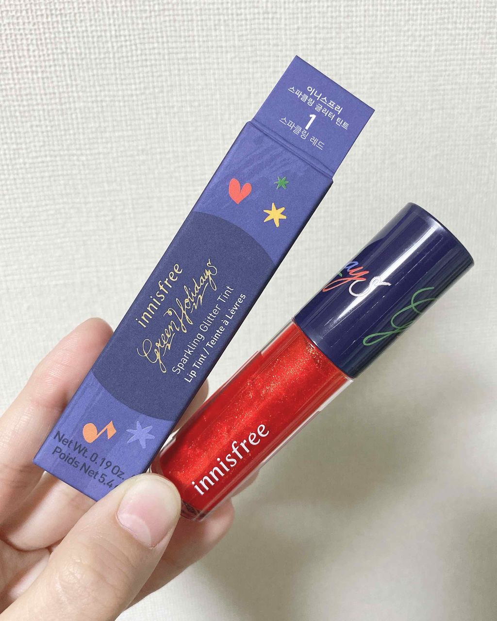 ビビッドコットン インクティント/innisfree/口紅を使ったクチコミ(1枚目)