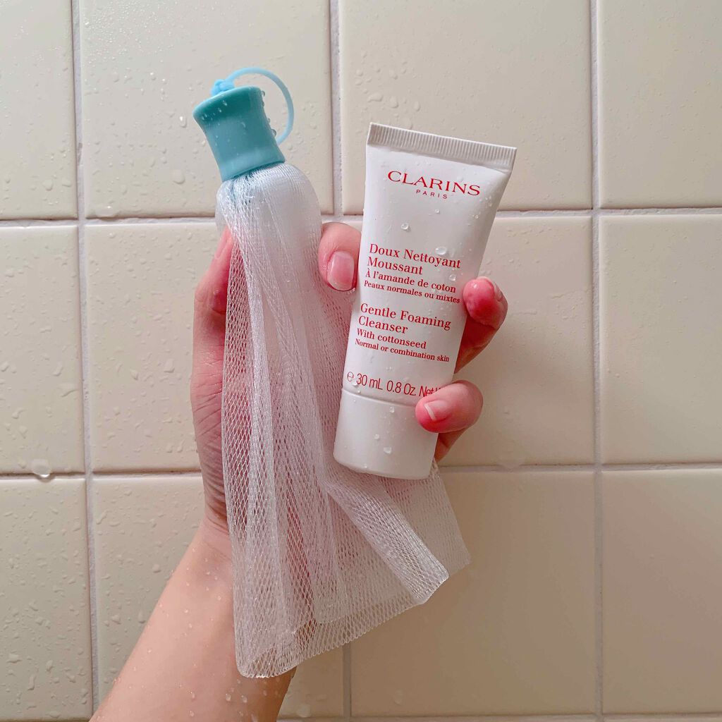 CLARINS ジェントル フォーミング クレンザー ノーマル／コンビネーションのクチコミ「【クラランス　洗顔フォーム】﻿
﻿
🌞﻿
﻿
クラランス﻿
ジェントル フォーミング クレンザ.....」（2枚目）