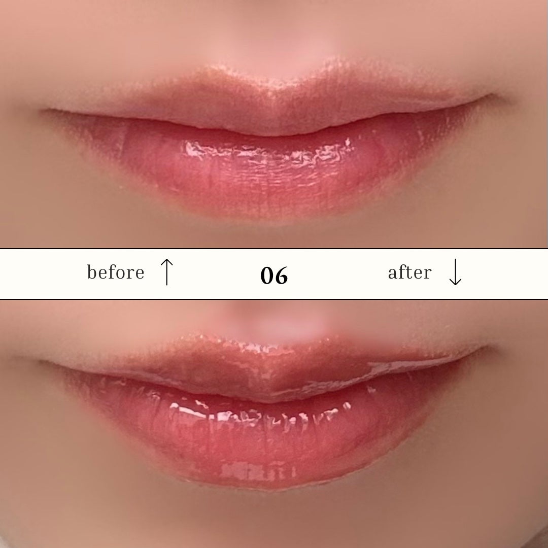 グラスティングカラーグロス/rom&nd/リップグロスを使ったクチコミ(4枚目)