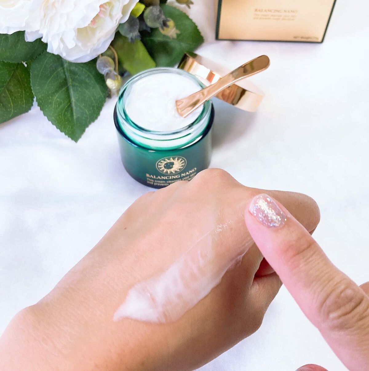 バランシングナノクリーム/ハーリス/フェイスクリームを使ったクチコミ(3枚目)