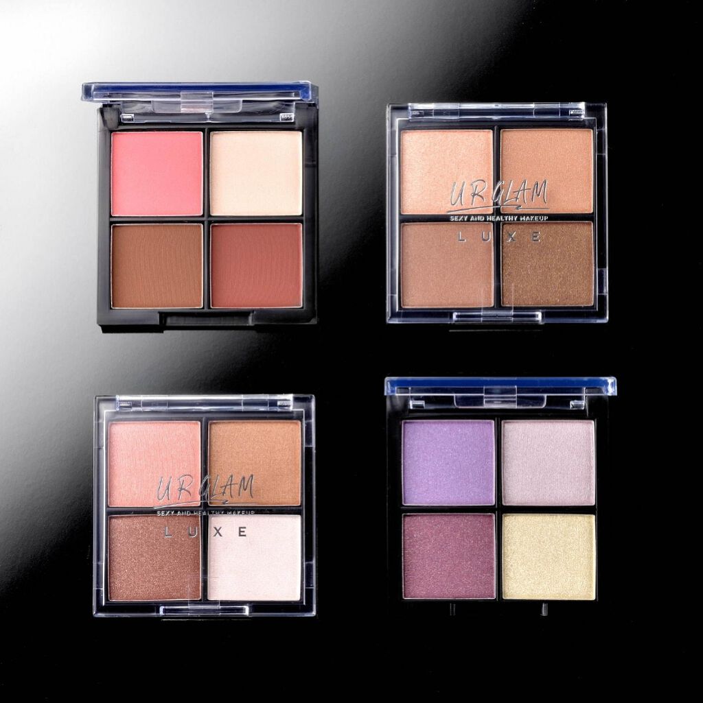 UR GLAM LUXE 4 COLORS EYESHADOW PALLET/U R GLAM/アイシャドウパレットを使ったクチコミ(3枚目)
