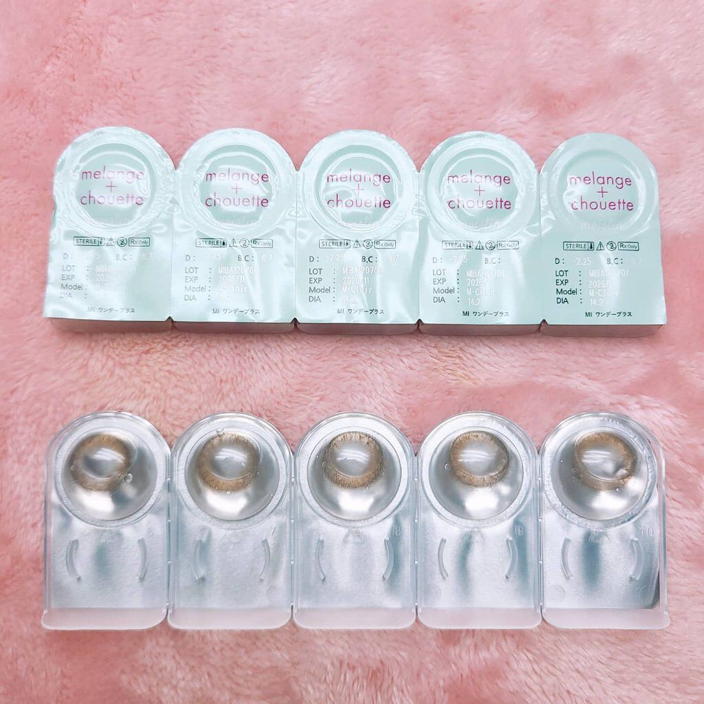 メランジェ シュエット ワンデー/melange+chouette/ワンデー（１DAY）カラコンを使ったクチコミ（3枚目）
