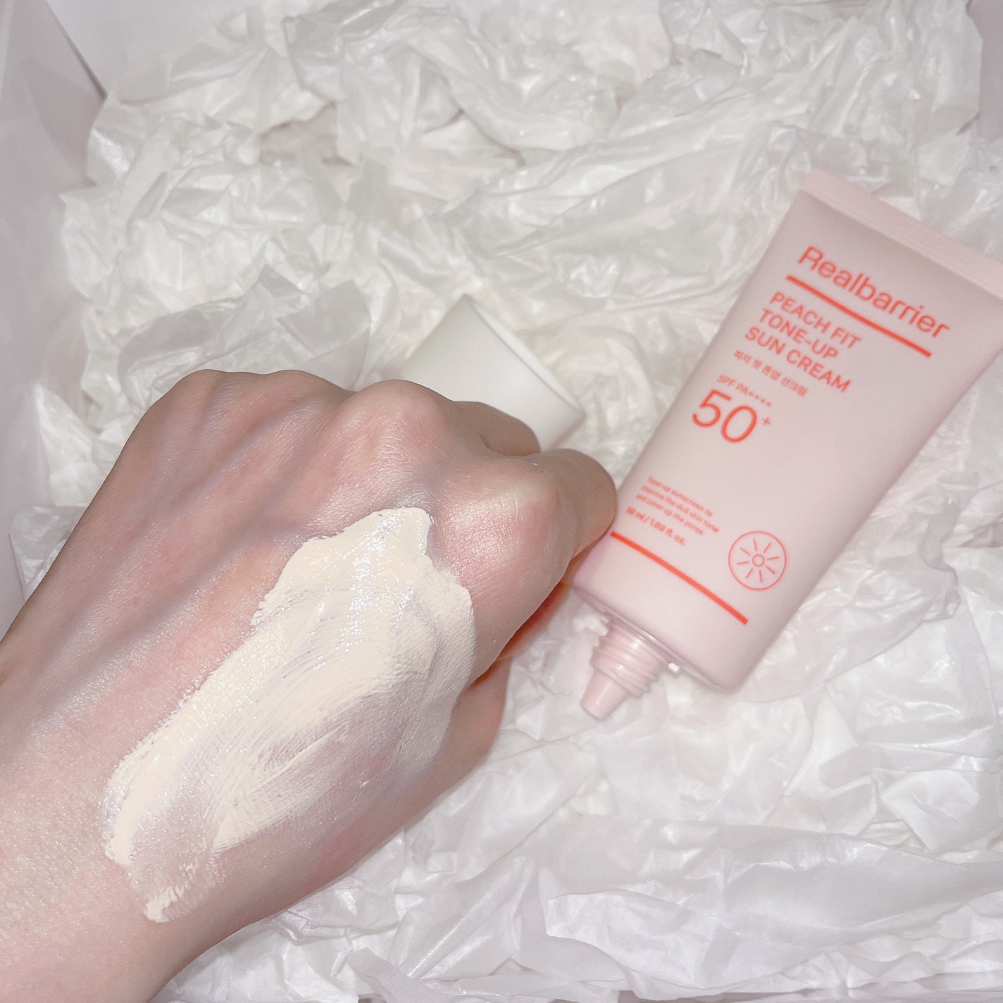 HCモイスチャーサンクリーム/allNATURAL/日焼け止めクリームを使ったクチコミ(4枚目)