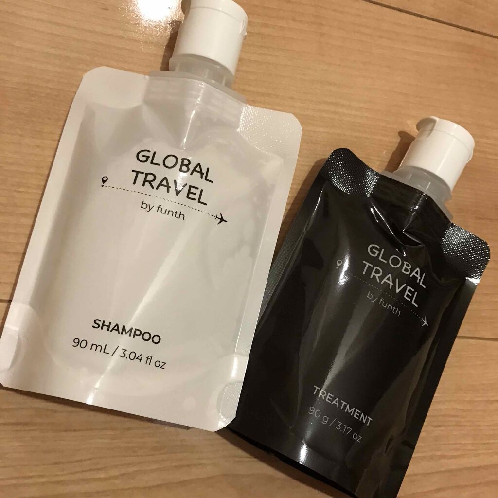 シャンプー／トリートメント/GLOBAL TRAVEL/市販シャンプーを使ったクチコミ（1枚目）