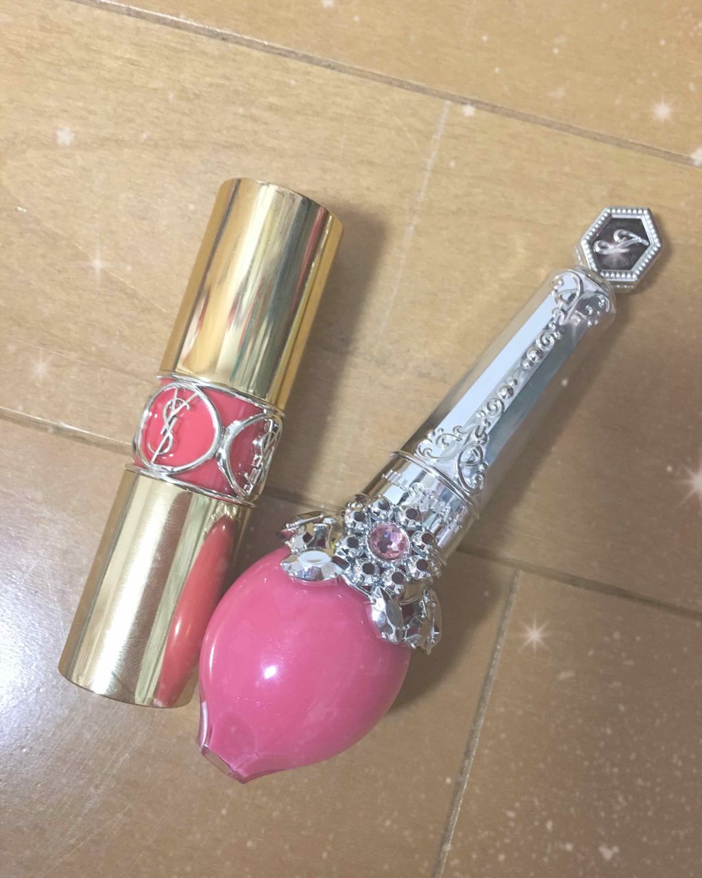 ルージュ ヴォリュプテ シャイン/YVES SAINT LAURENT BEAUTE/口紅を使ったクチコミ(1枚目)