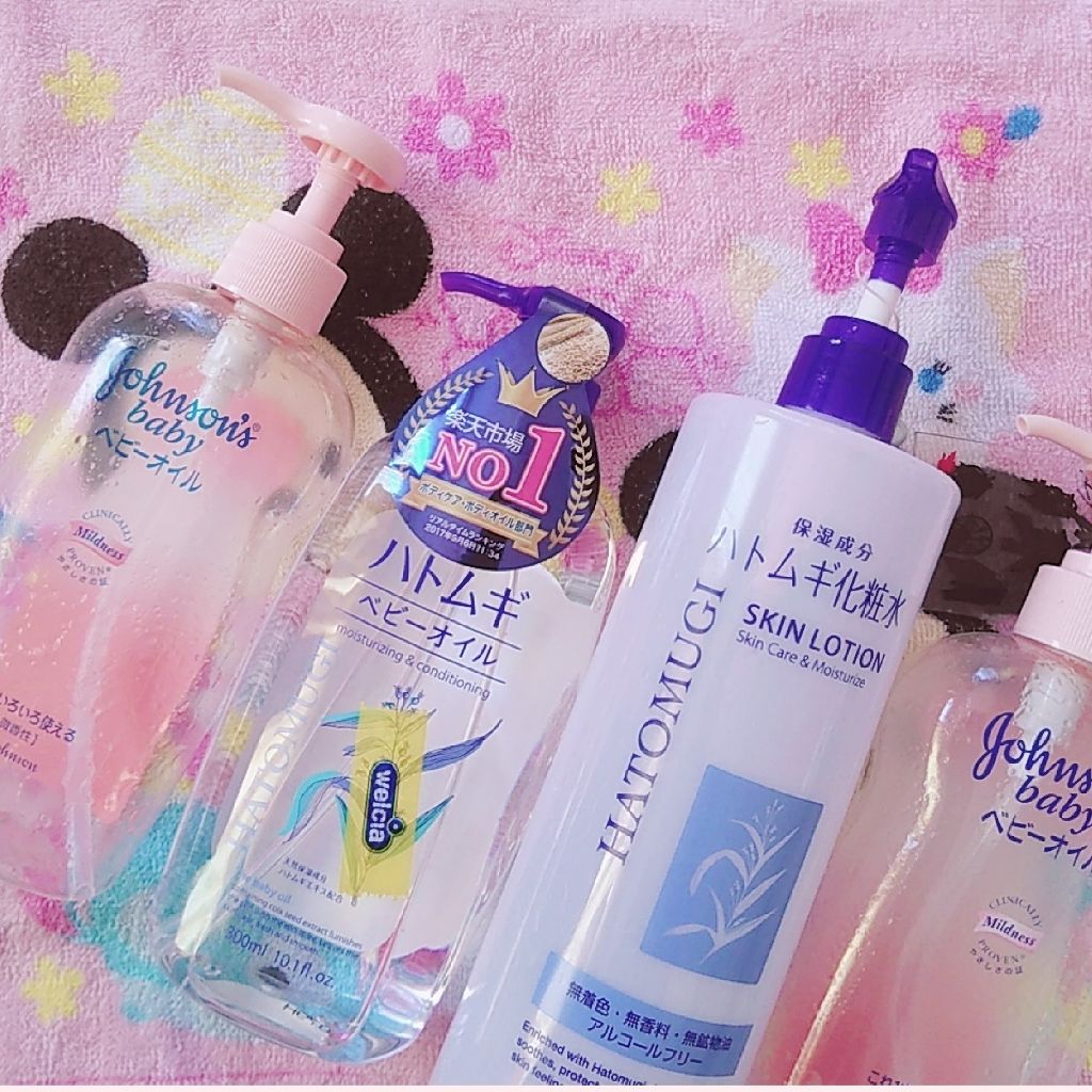 ジョンソンベビーオイル微香性/ジョンソンベビー/ボディオイルを使ったクチコミ(1枚目)