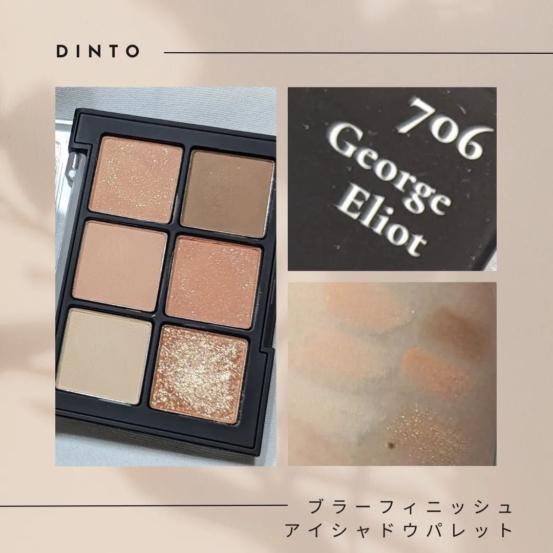 ブラーフィニシュシャドウパレット/Dinto/アイシャドウパレットを使ったクチコミ(2枚目)