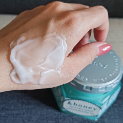 アンドハニー サボン クレンジングバーム ブルークレイ/&honey/クレンジングバームを使ったクチコミ(5枚目)