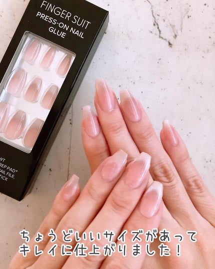 ネイルチップ(シールタイプ)/FINGER SUIT/ネイルチップ・パーツを使ったクチコミ(6枚目)