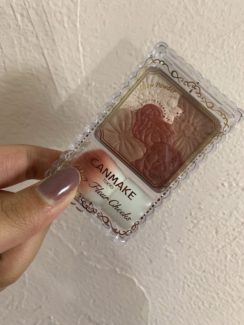 グロウフルールチークス/キャンメイク/パウダーチークを使ったクチコミ（1枚目）