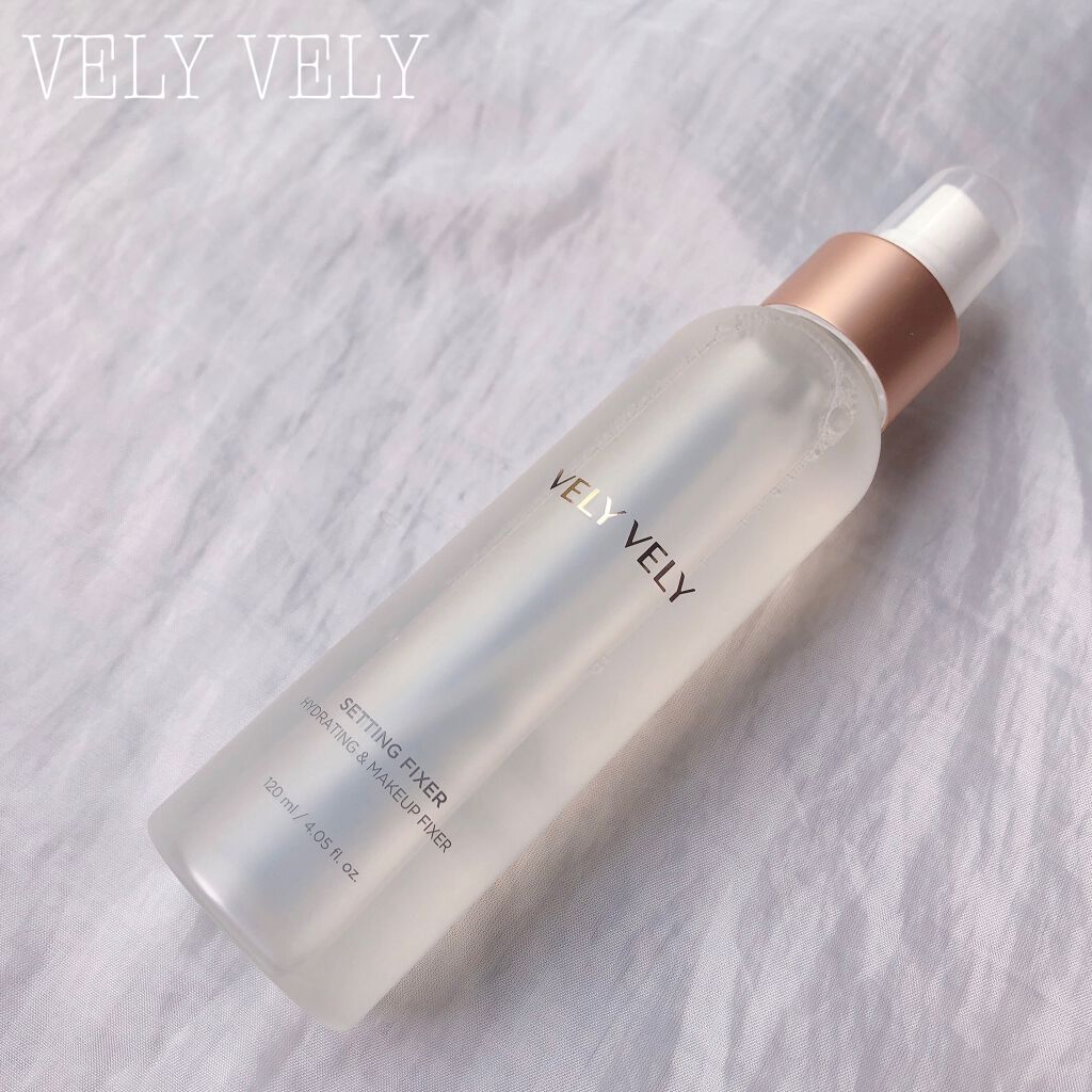 セッティングフィクサー/VELY VELY/フィックスミストを使ったクチコミ（1枚目）
