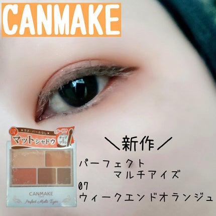 パーフェクトマルチアイズ/キャンメイク/アイシャドウパレットを使ったクチコミ(1枚目)