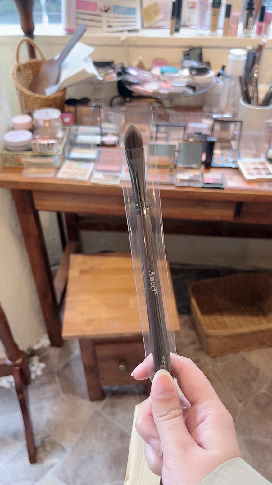 Ancci brush ebony15のクチコミ「___

新大久保で初のANCCI brush👶🏻🤍

___


話題のブラシ専門店、ANC.....」（2枚目）