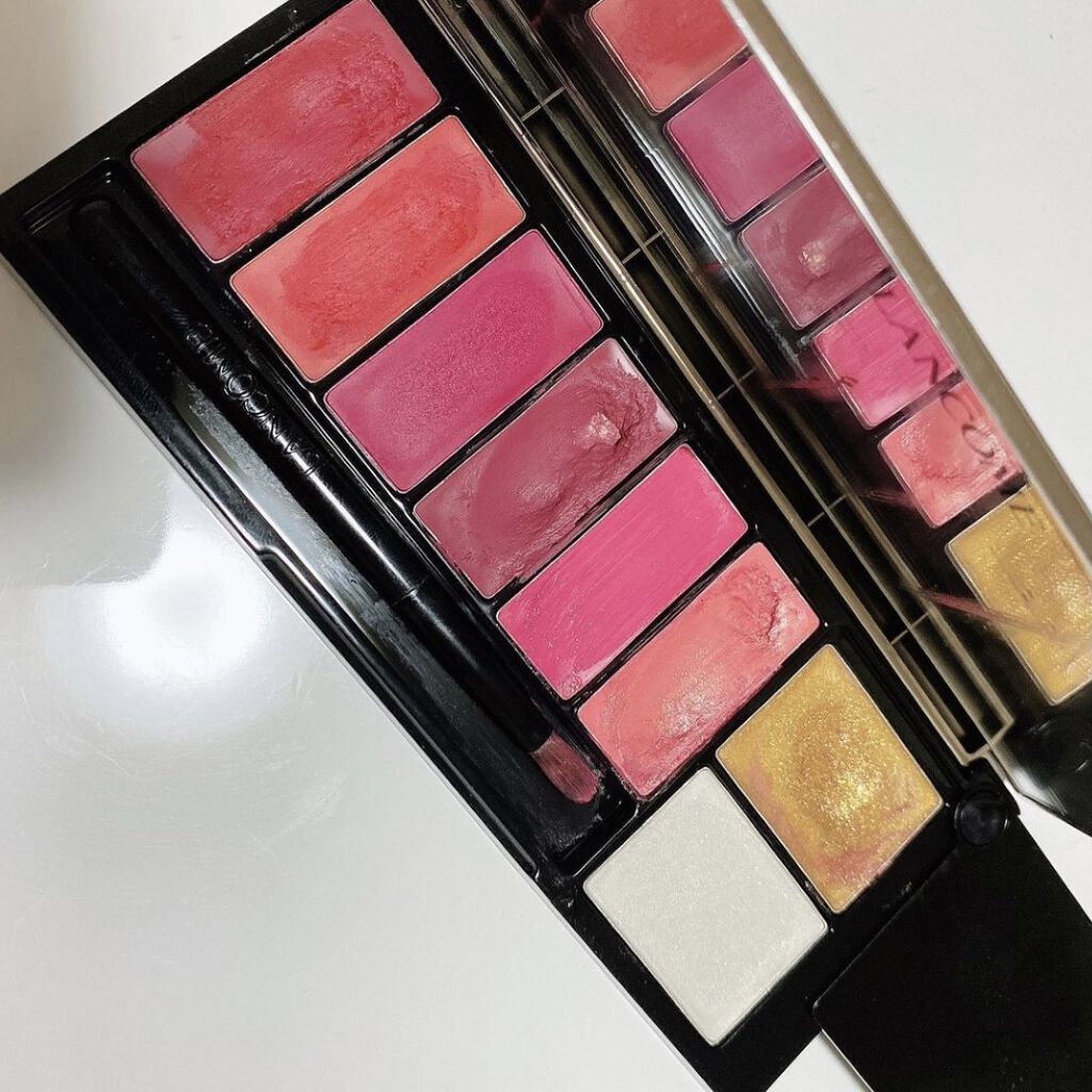 ラプソリュ ルージュ リップ アート パレット/LANCOME/口紅を使ったクチコミ（3枚目）