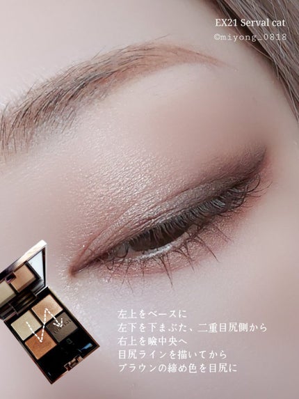 アイカラーレーション/LUNASOL/アイシャドウパレットを使ったクチコミ(3枚目)