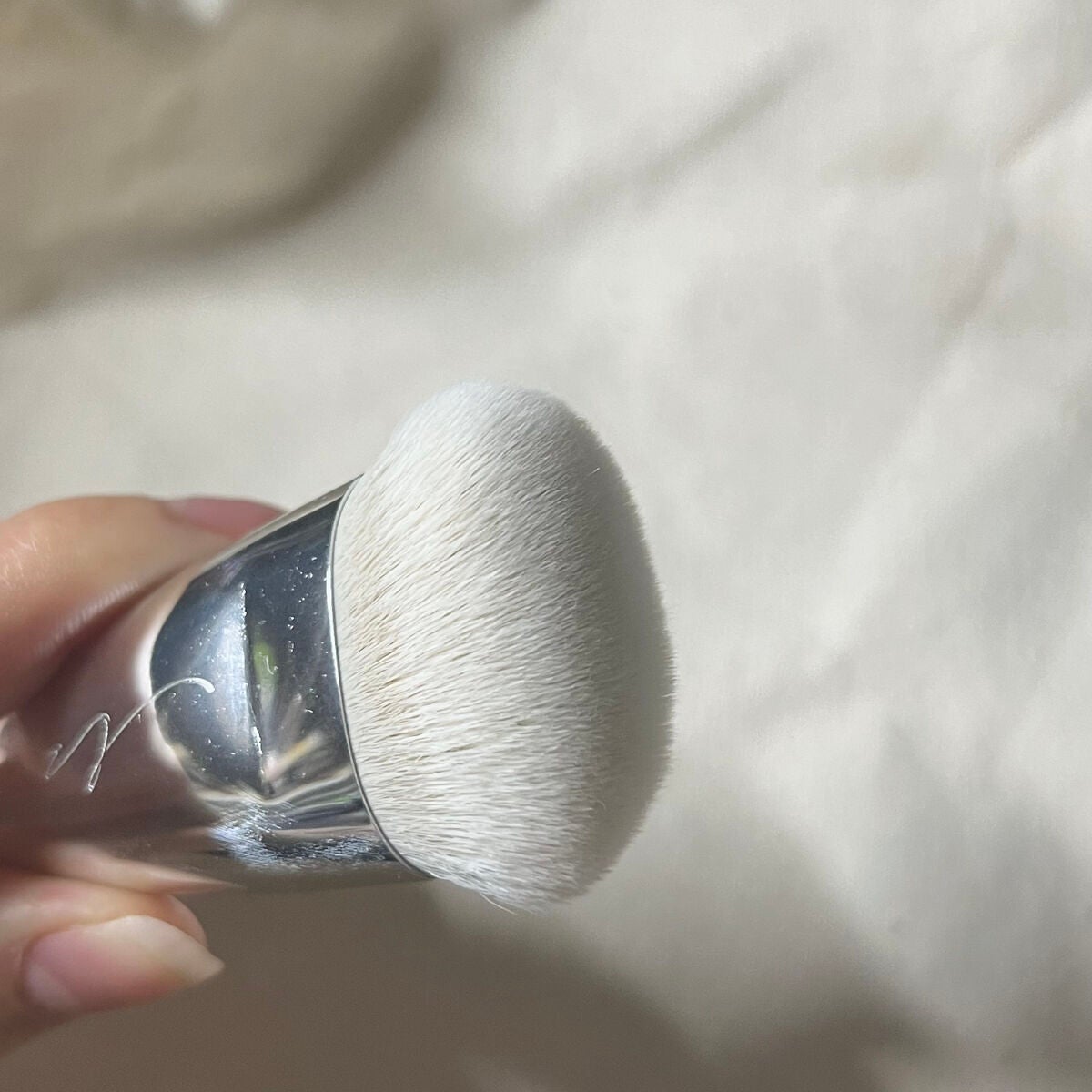 okhee 白玉ファンデーションブラシ/SOOA DOR/メイクブラシを使ったクチコミ(3枚目)