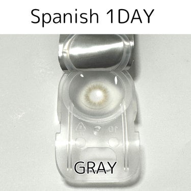 Spanish 1Day(スパニッシュ 1Day) グレー/OLENS/ワンデー（１DAY）カラコンを使ったクチコミ（2枚目）