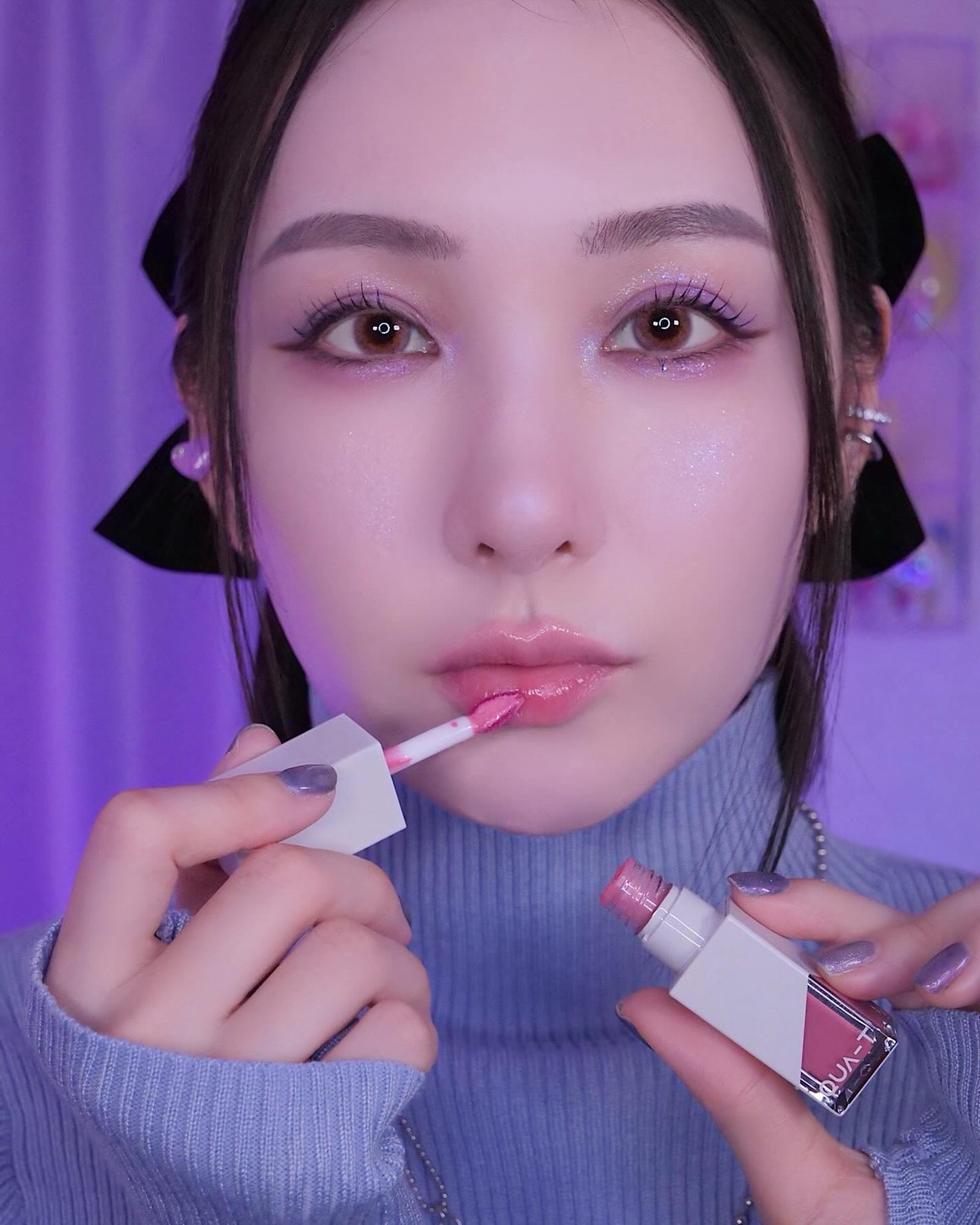 ザグラスタトゥーティント/QUA-T/リップティントを使ったクチコミ(5枚目)