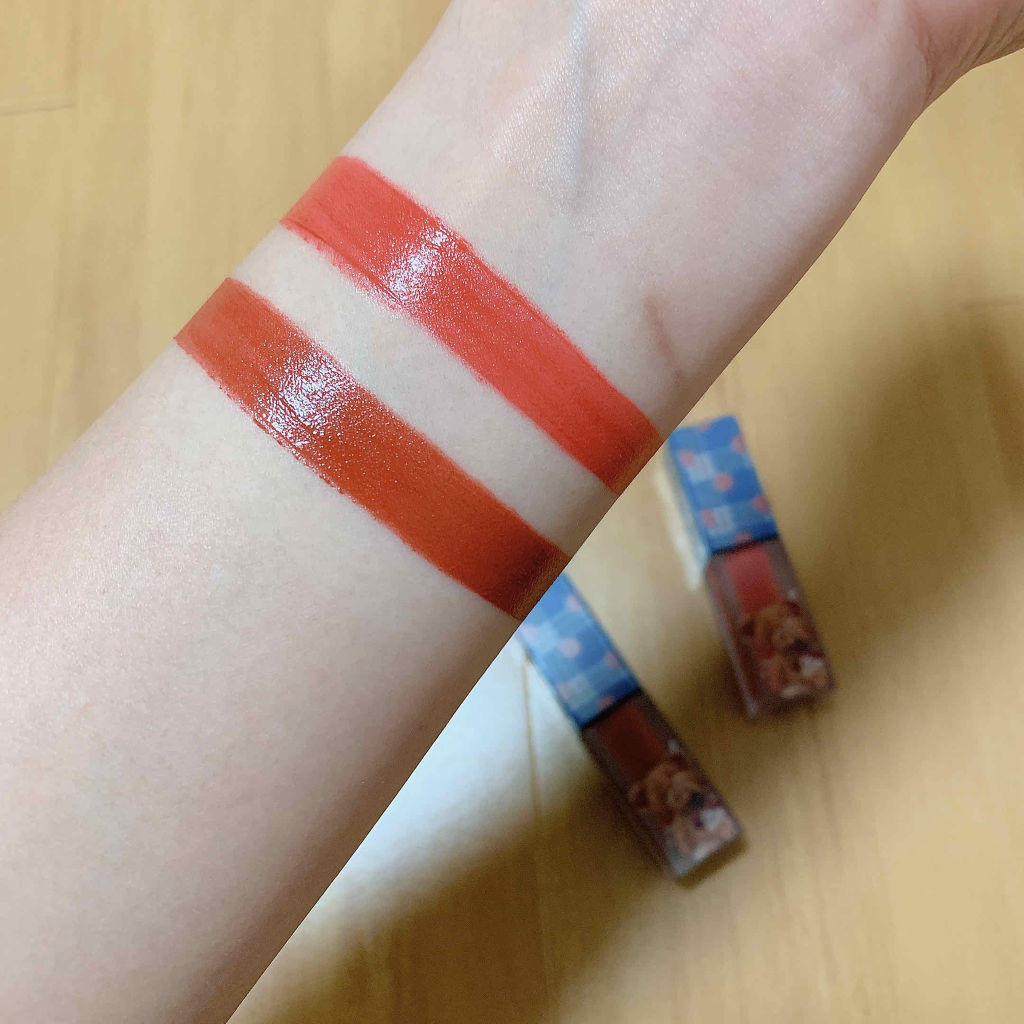 LoveBear ココアムースティントルージュ/FlowerKnows/リップティントを使ったクチコミ（2枚目）