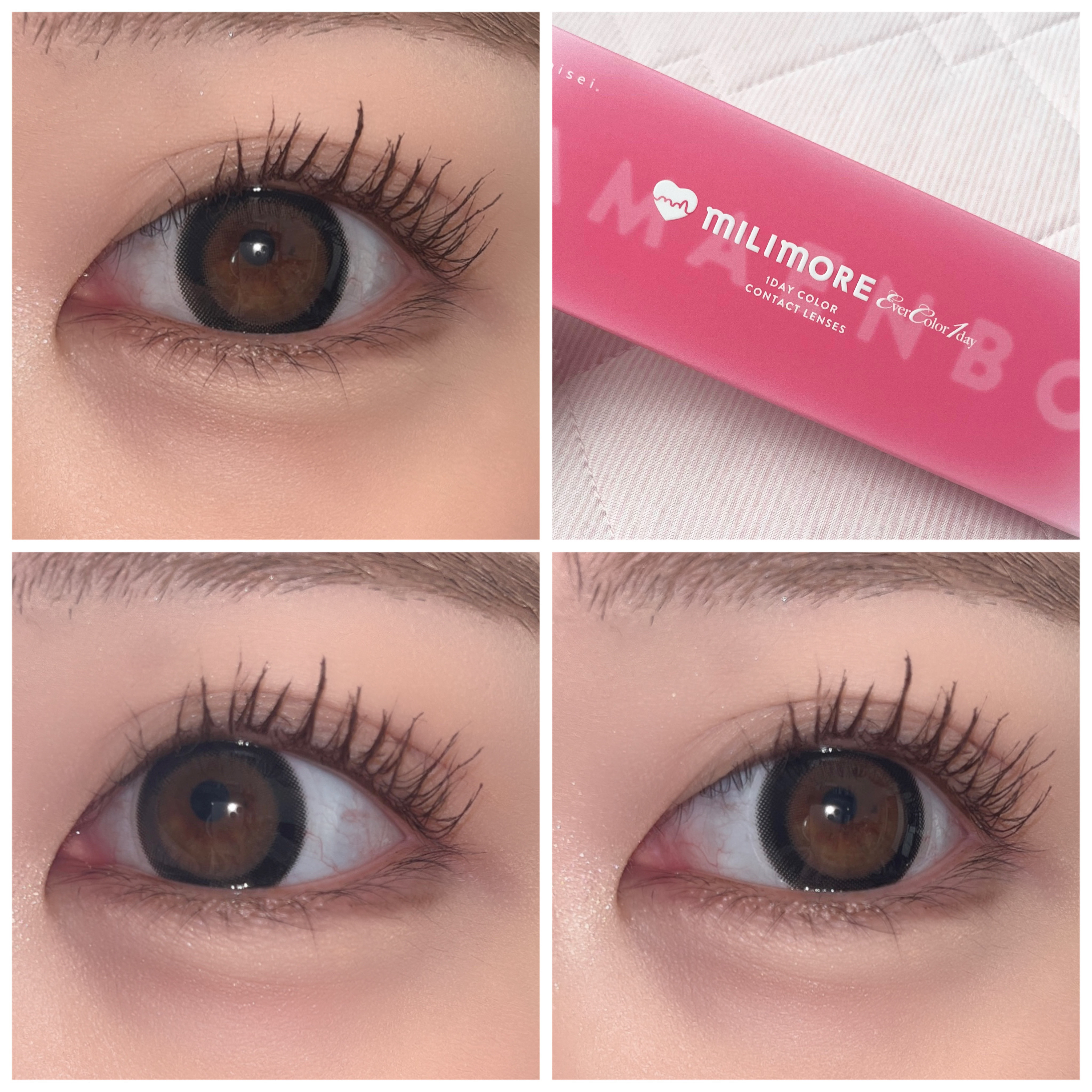 エバーカラーワンデーミリモア/エバーカラー/ワンデー（１DAY）カラコンを使ったクチコミ（3枚目）