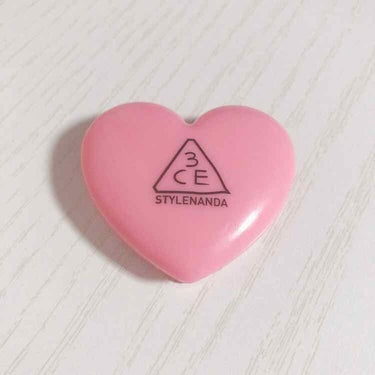 商品名↓
3CE heart pot lip
（TINTED PINK）

購入場所→以前抽選で当選し頂きました❤︎
　　　　（サイト名忘れてしまいました）

3CEは今まで使った事が無くて
こちらの商