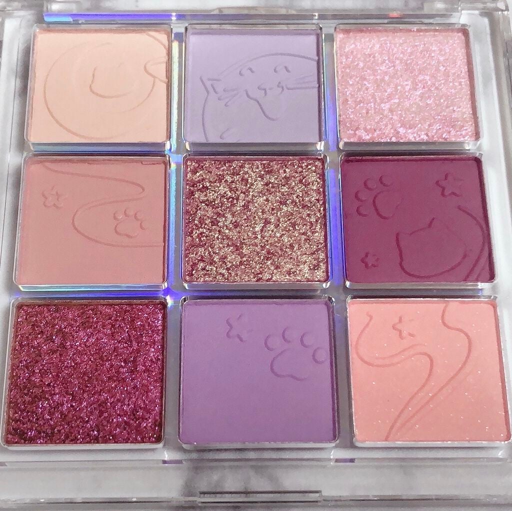クォーツ 9色アイシャドウパレット(ドリームランドアイシャドウ)/ZEESEA/アイシャドウパレットを使ったクチコミ(2枚目)