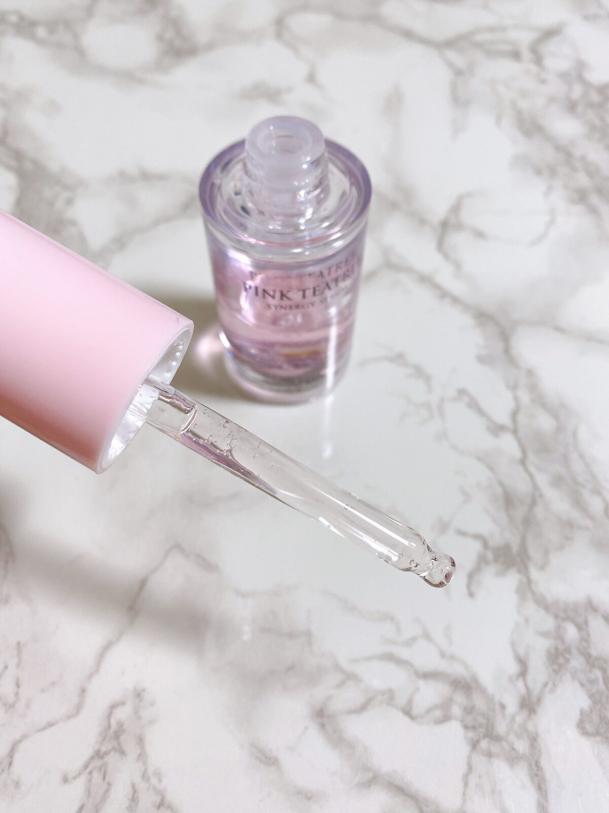 ピンクティーツリーシナジーセラム/APLIN/美容液を使ったクチコミ（2枚目）