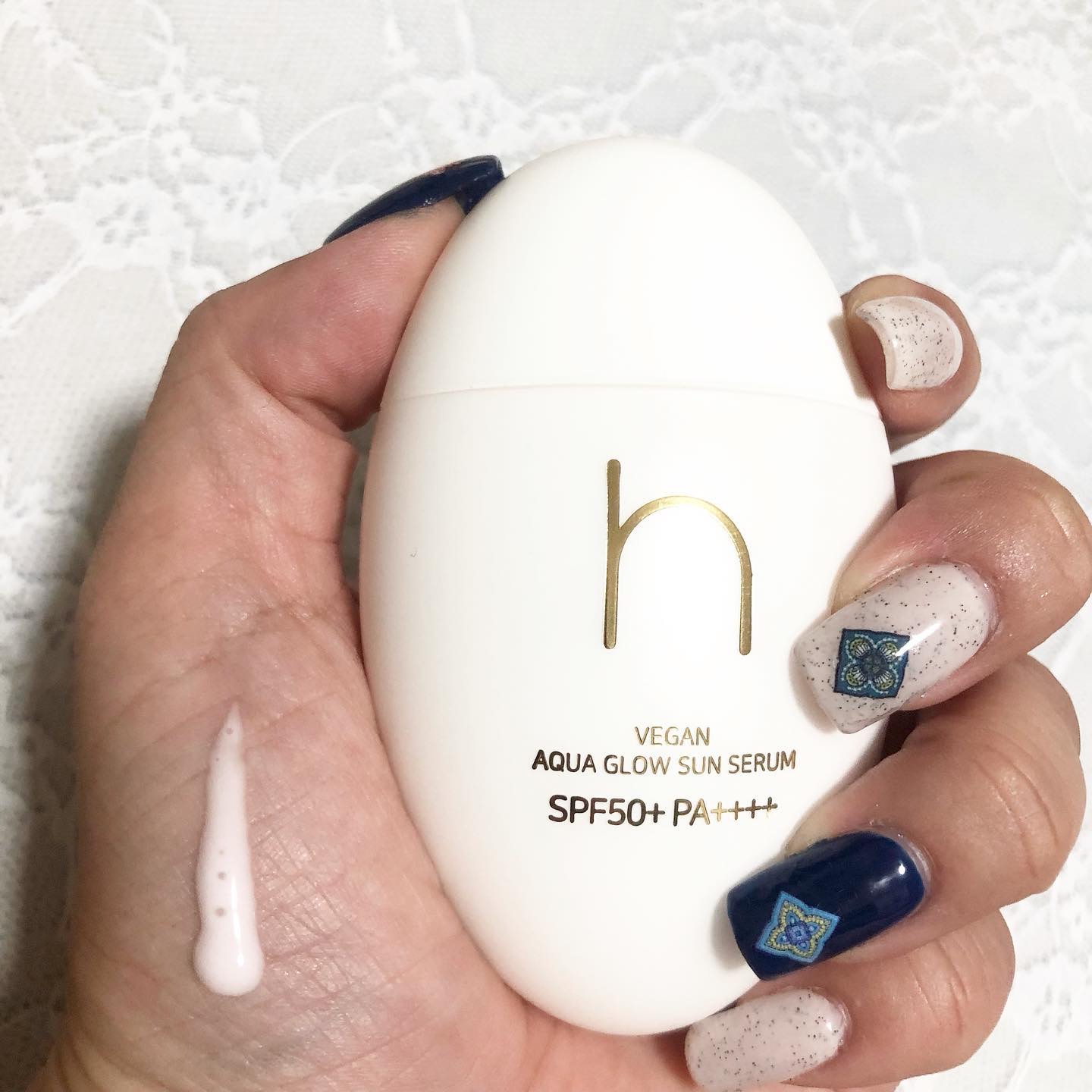 ヴィーガンアクアグロウサンセラム/HAMEL/日焼け止めローションを使ったクチコミ（2枚目）