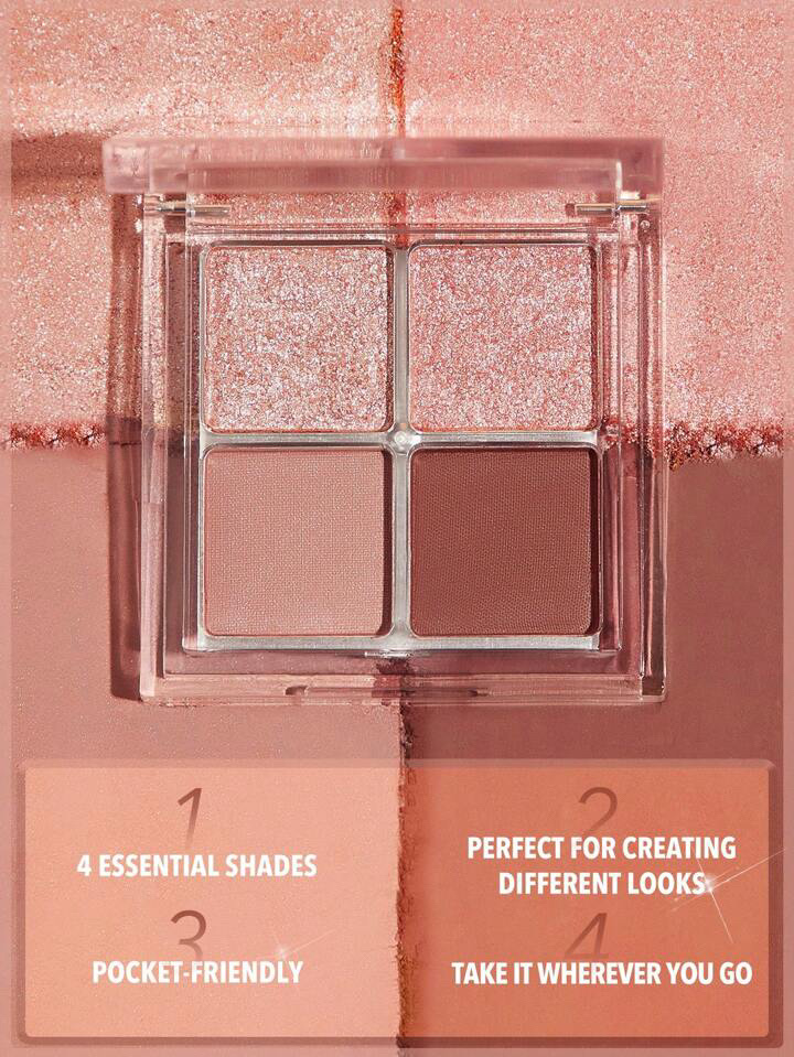 Cosmic Crystal 4色アイシャドウパレット/SHEGLAM/アイシャドウパレットを使ったクチコミ（2枚目）